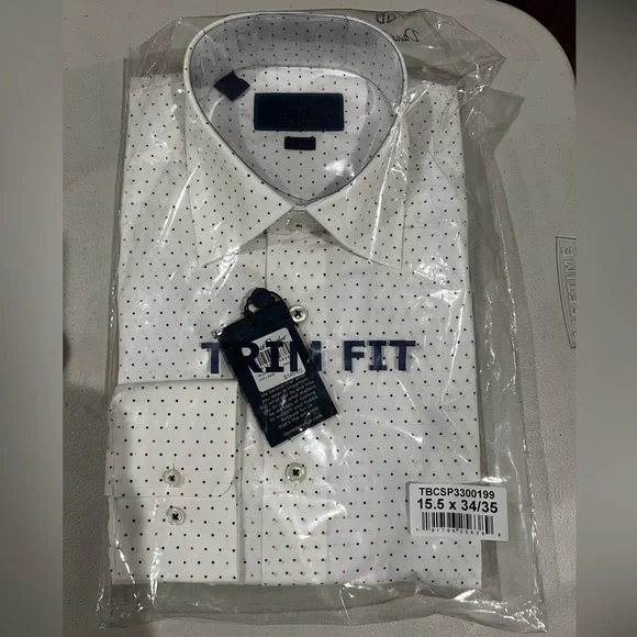 David Donahue | Shirts | Nwt David Donahue Trim Fit Micro Dot Button Up |  Poshmark